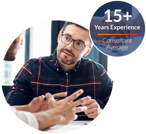 Consultants Average 15+ Years of Experience