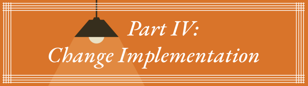 Change Implementation Graphic