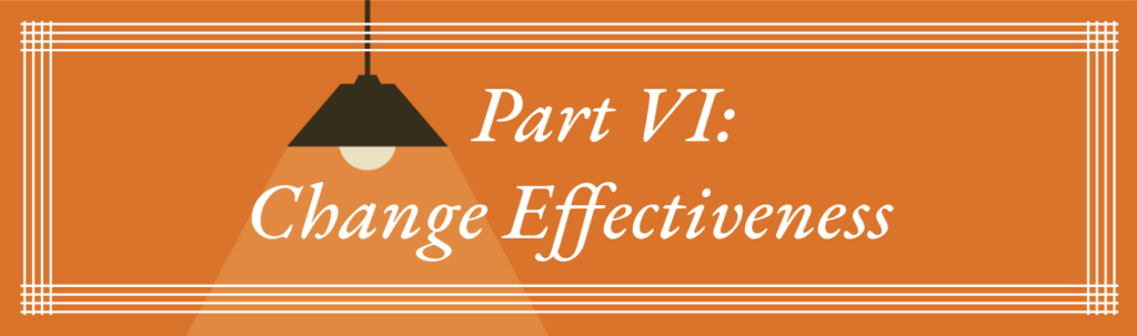 SAP OCM Change Effectiveness Graphic